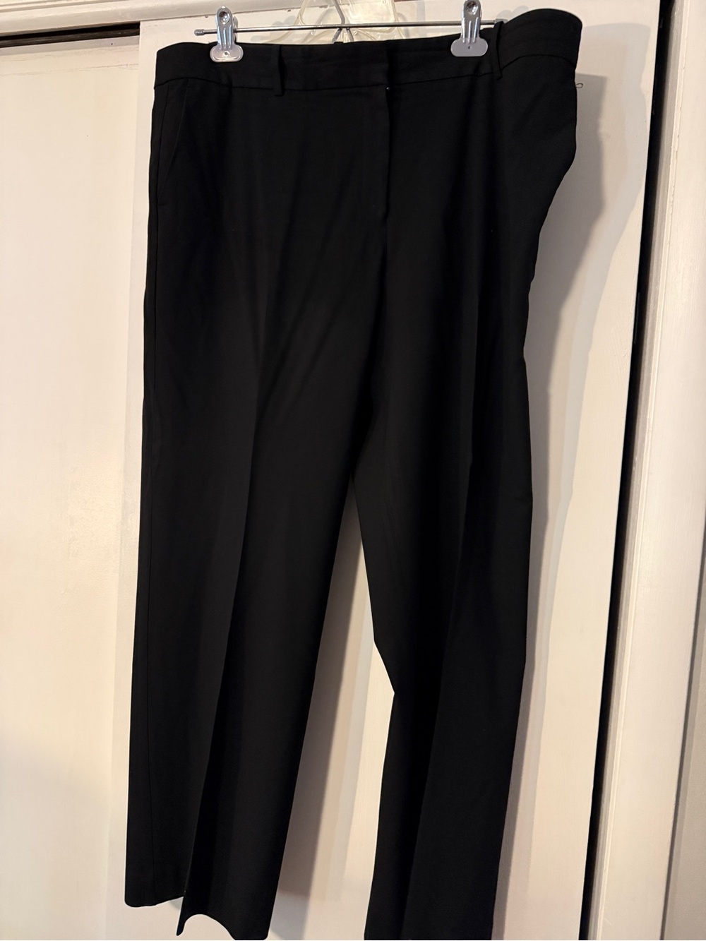 Ann Taylor Black Cropped Dress Pants Petite